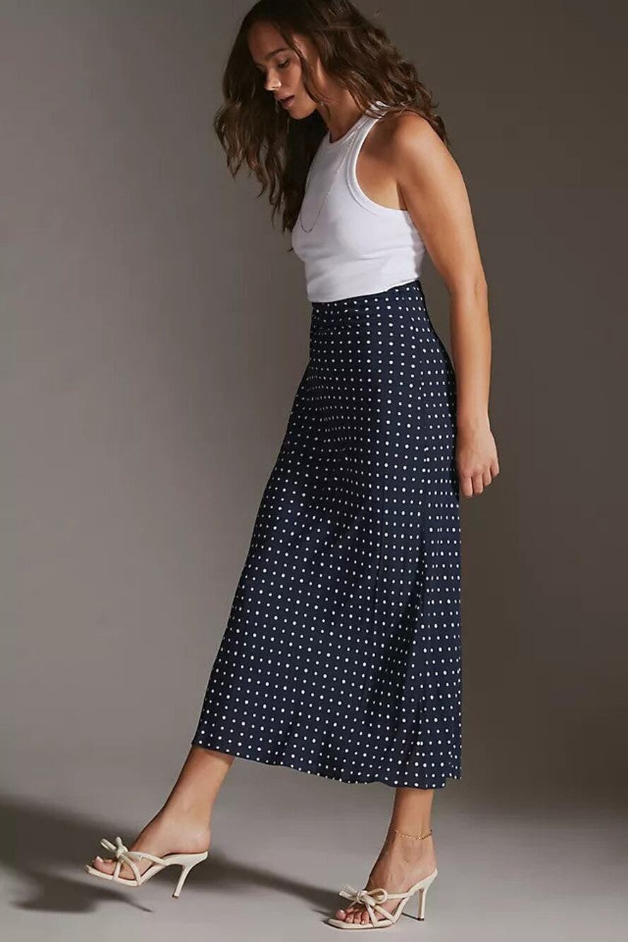 Favorite Daughter Polkadot Midi Skirt - S
